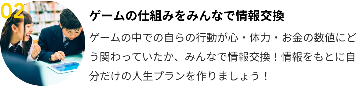02 ゲームの仕組みをみんなで情報交換